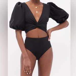 Maygel Coronel Gallega Puff Sleeve Swim